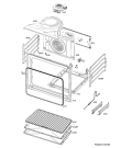 Схема №4 BSJ731470X с изображением Субмодуль для плиты (духовки) Aeg 9825618152707